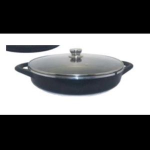 CAST ALUMINUM MARBLE HEAVY GAUGE LOW POT